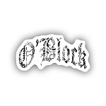 O' Block  Sticker (Peel N' Stick)